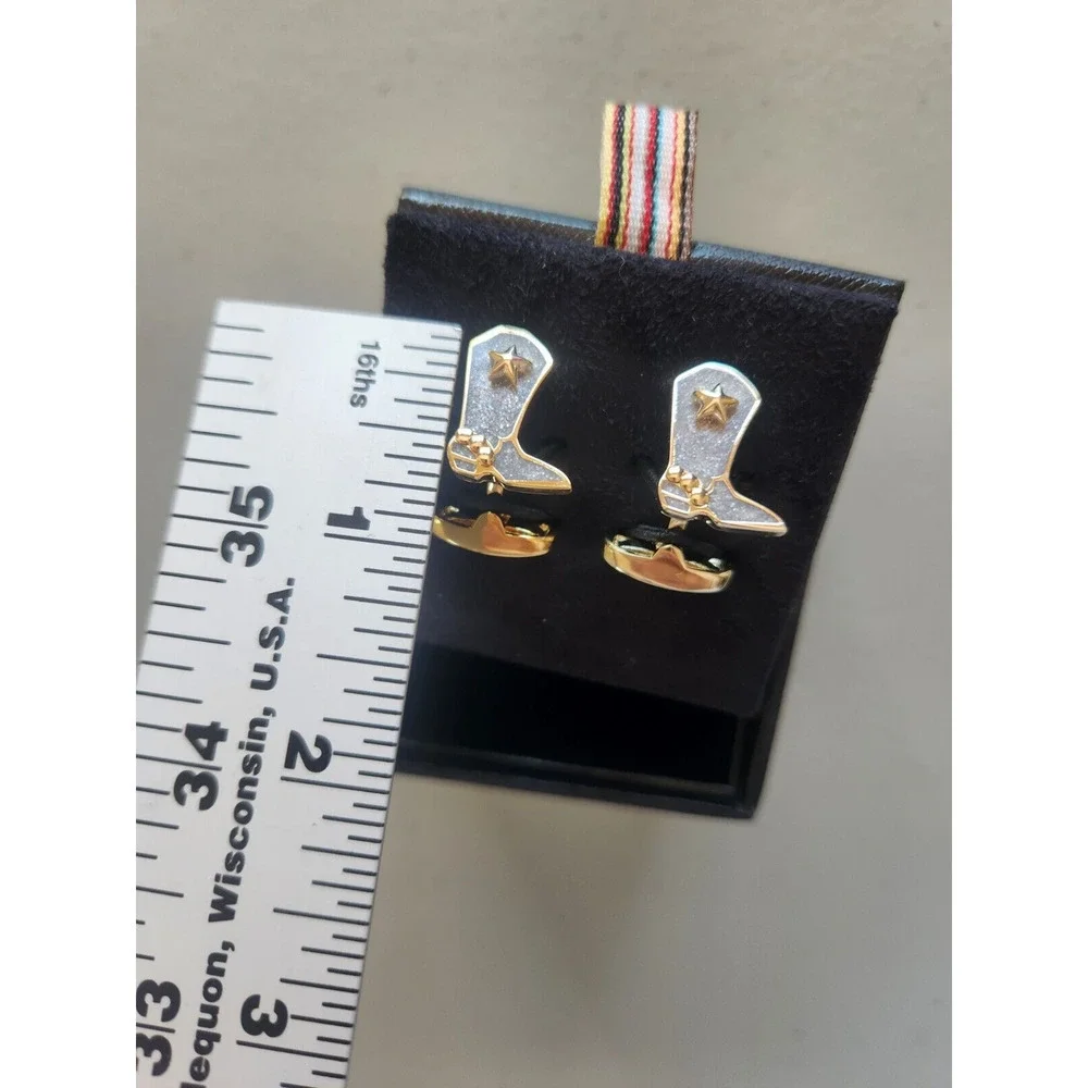 NIB Paul Smith Metal CUFFLINKS Boots With Star